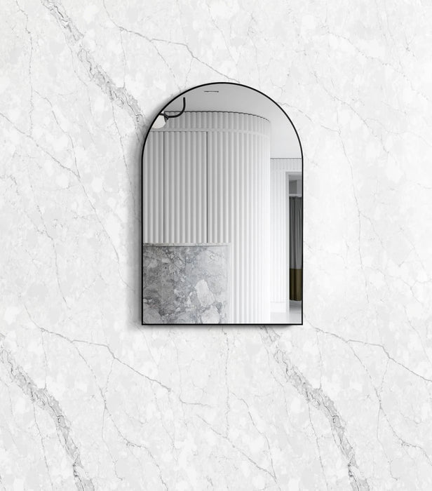 Archie Metal Framed Mirror Black Otti Australia