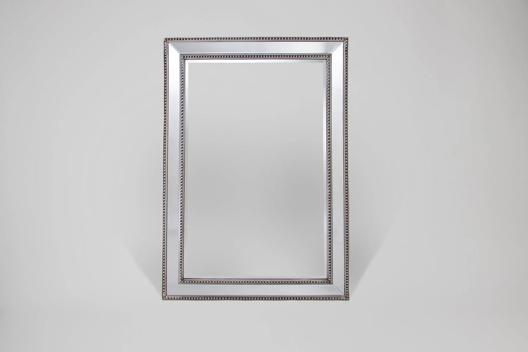 Blair Beaded Silver Mirror Masterpiece Mirrors