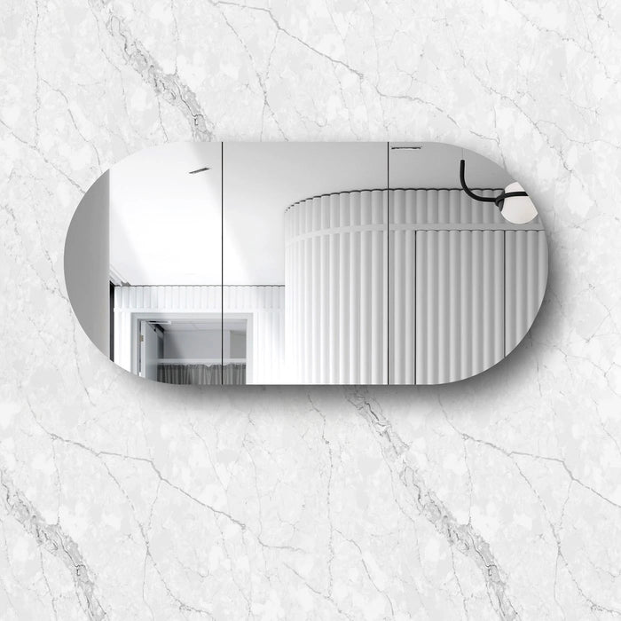 Bondi Shaving Cabinet Matte white 1800 x 900 Otti Australia