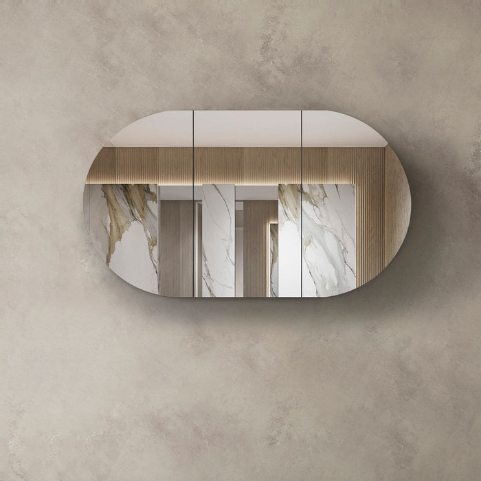 Bondi Shaving Cabinet Natural Oak 1500 x 900mm