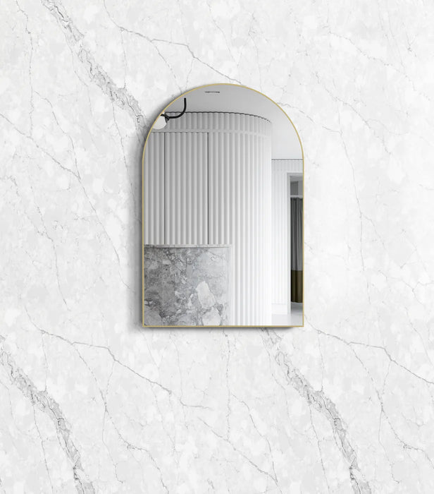Archie Metal Framed Mirror Gold