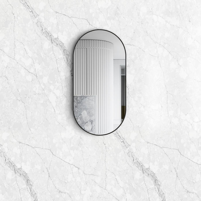 Noosa Framed Black Mirror 900x450mm