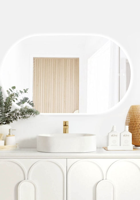 LED Noosa Oval Frameless Mirror 1200x700mm