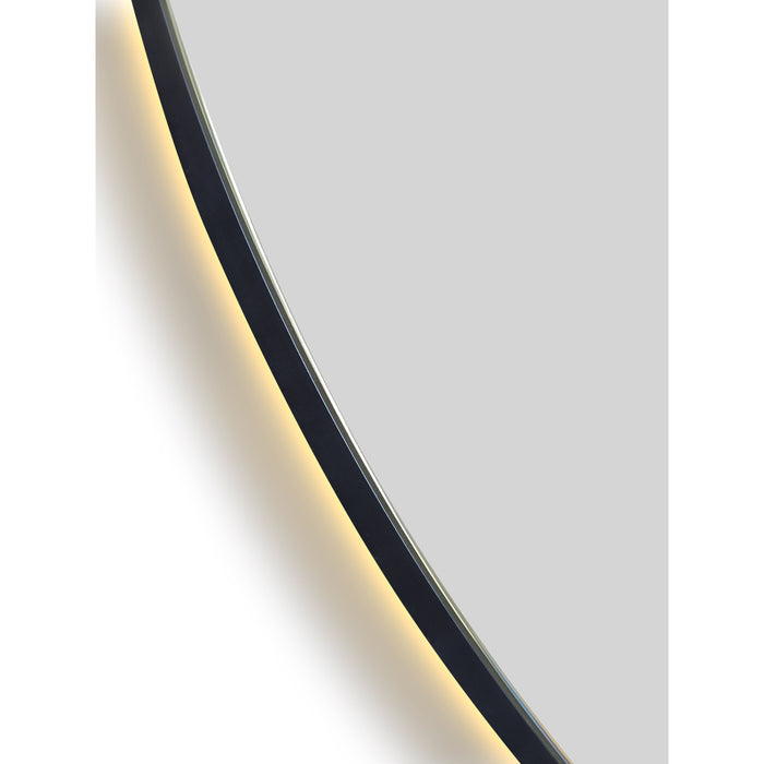 CIRCO Framed Round Illuminated LED Mirror LUMIXE