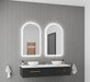 AURA Backlit Arch LED Mirror Lumixe