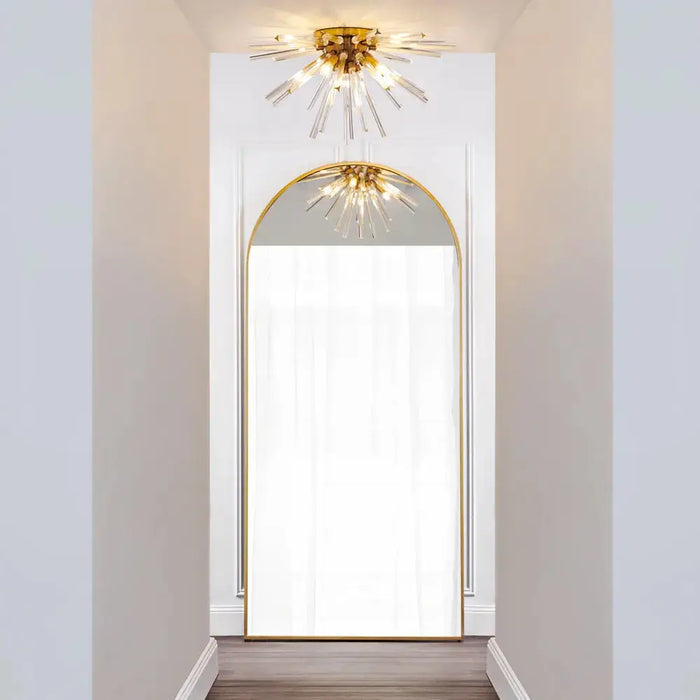 Archibald Floor Mirror – Gold Leaf
