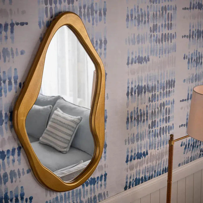 Aria Form Mirror 62x100cm Gold