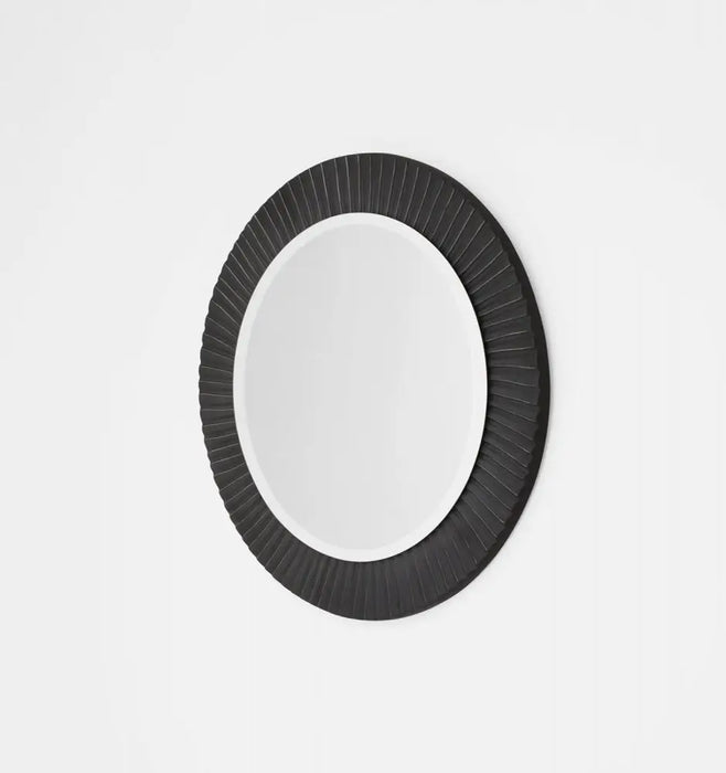 Bevel Hand Painted Black Mirror