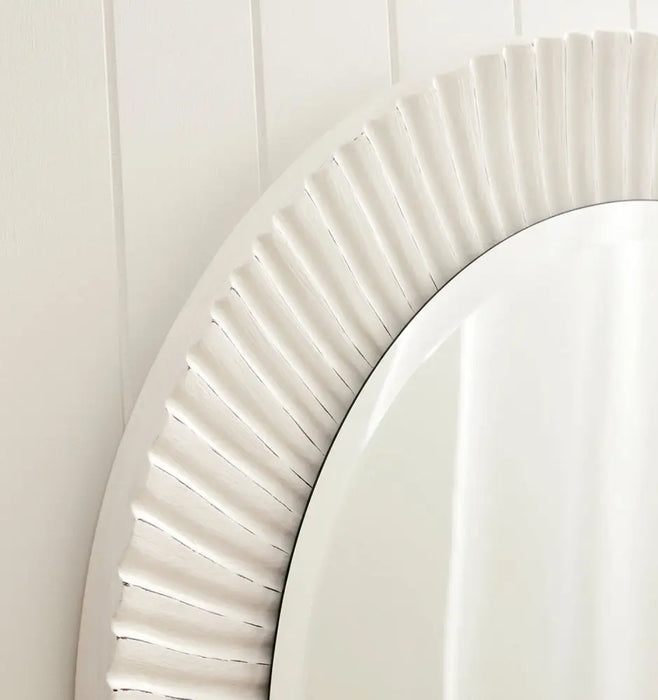 Bevel Hand Painted Black Mirror