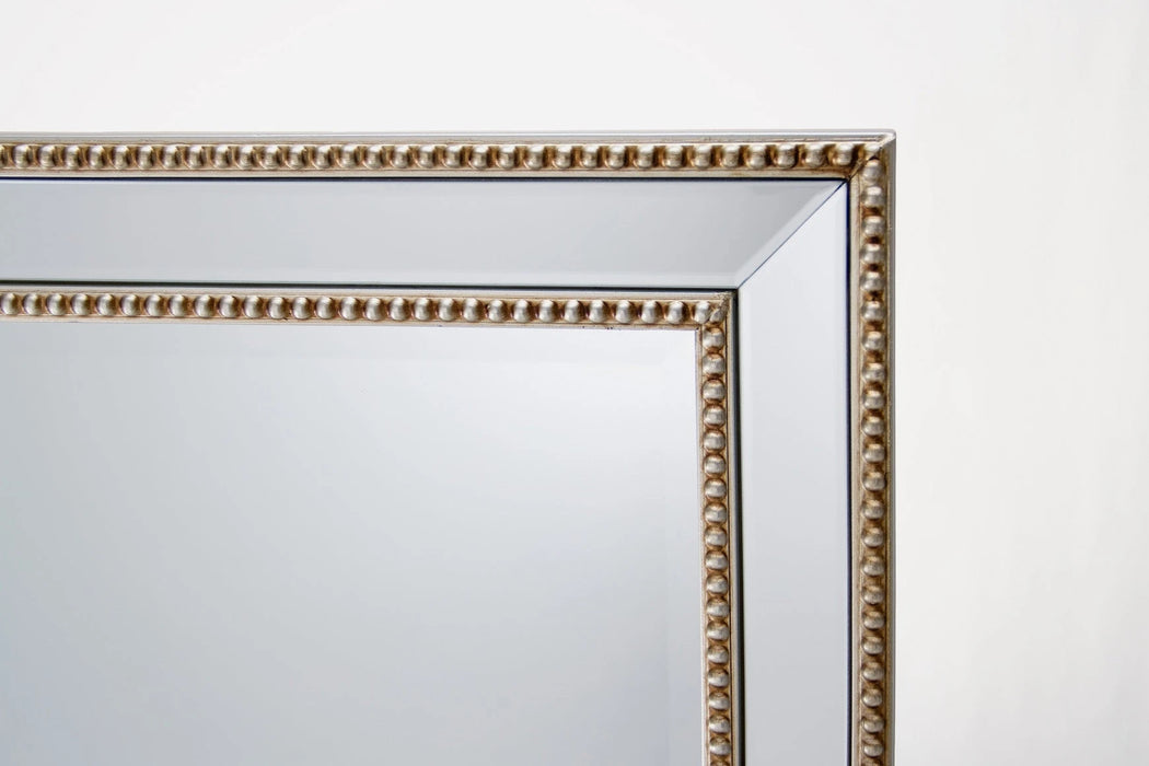 Blair Beaded Champagne Gold Mirror Masterpiece Mirrors