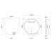 Bondi LED Frameless Mirror 800mm Otti Australia