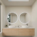 CIRCO Framed Round Illuminated LED Mirror LUMIXE