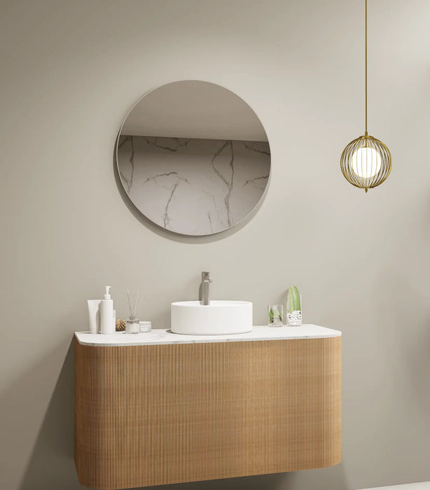CIRCO Framed Round Mirror LUMIXE