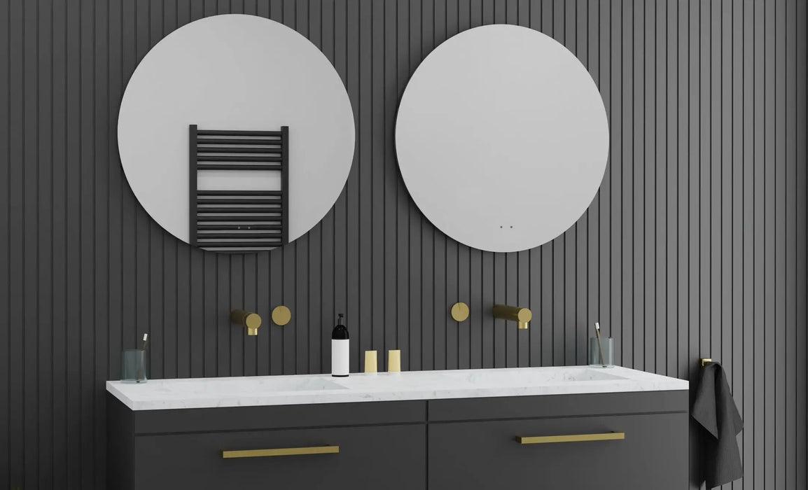 CIRCO Frameless Round Illuminated LED Mirror LUMIXE