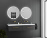 CIRCO Frameless Round Illuminated LED Mirror LUMIXE