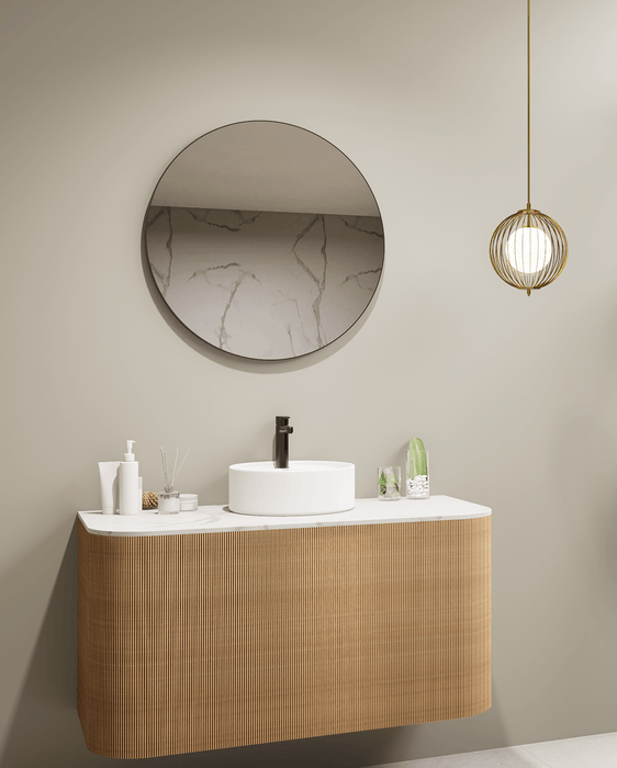 CIRCO Framed Round Mirror