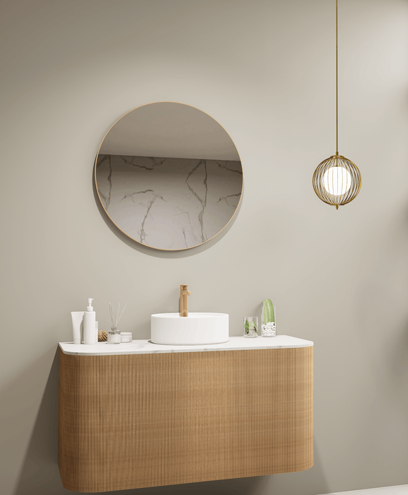 CIRCO Framed Round Mirror