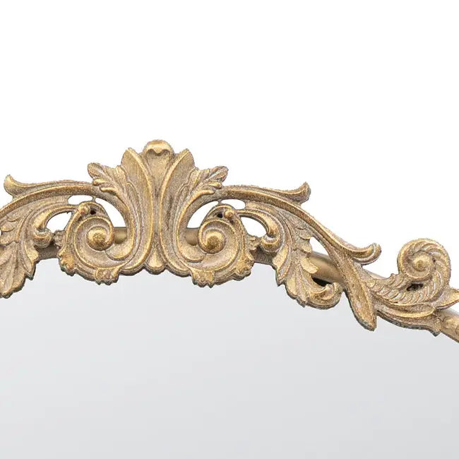 DIA ROUND MIRROR GOLD Florabelle