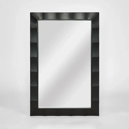 Facet Rectangle Mirror Black Florabelle Masterpiece Mirrors