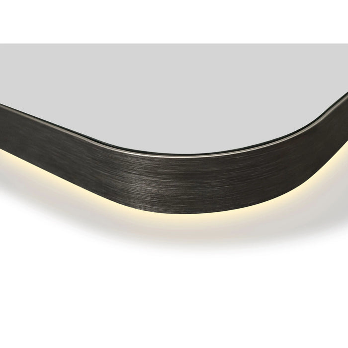 Framed ASTA backlit LED Rectangle Mirror Lumixe