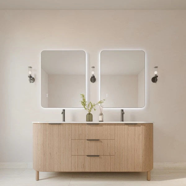 Framed ASTA backlit LED Rectangle Mirror