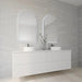Framed AURA Backlit Arch LED Mirror Lumixe