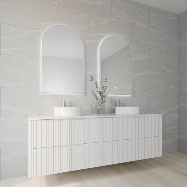 Framed AURA Backlit Arch LED Mirror