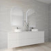 Framed AURA Backlit Arch LED Mirror Lumixe
