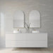 Framed AURA Backlit Arch LED Mirror Lumixe
