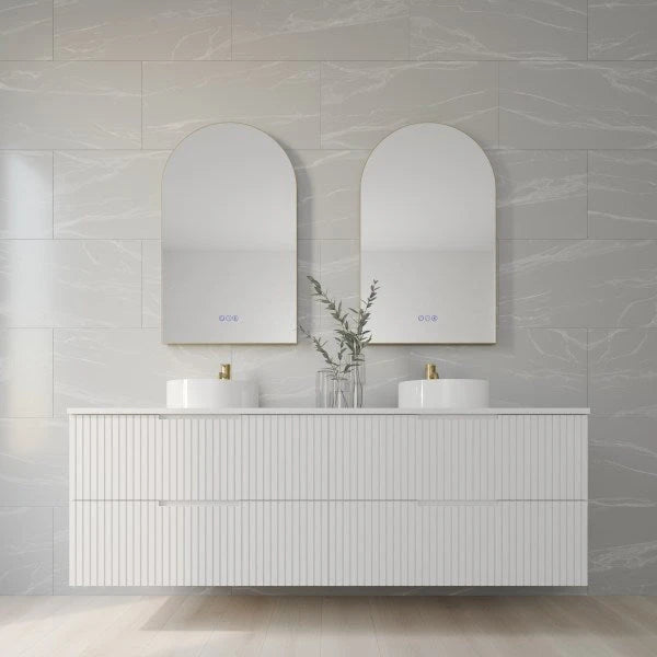 Framed AURA Backlit Arch LED Mirror