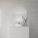 Framed AURA Backlit Arch LED Mirror Lumixe