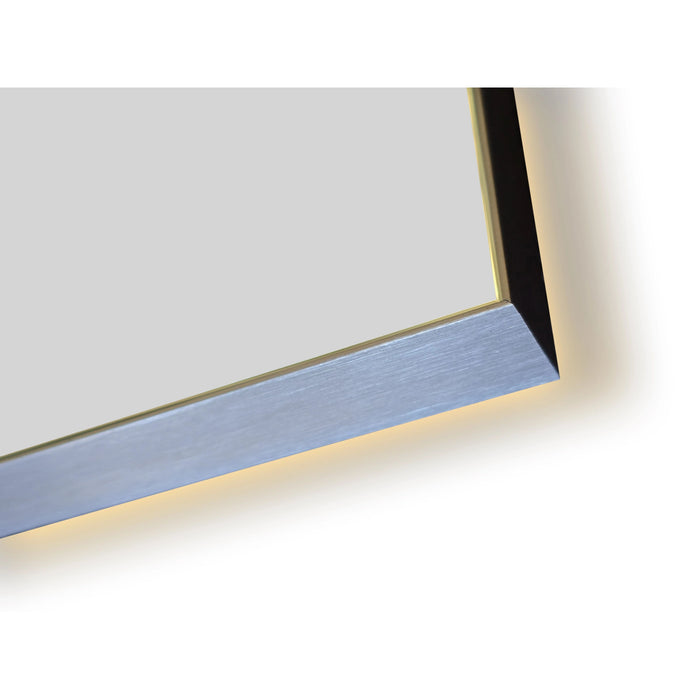 Framed NEXUS Rectangle front and back lit LED Mirror