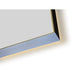Framed NEXUS Rectangle front and back lit LED Mirror LUMIXE