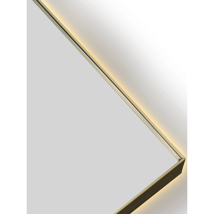 Framed NEXUS Rectangle front and back lit LED Mirror LUMIXE