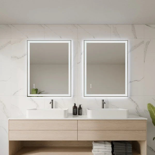 Framed NEXUS Rectangle front and back lit LED Mirror