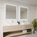 Framed NEXUS Rectangle front and back lit LED Mirror LUMIXE