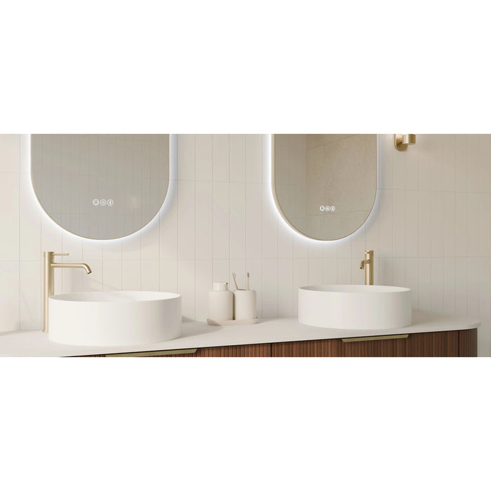 Framed Orvis Oval LED backlit Mirror