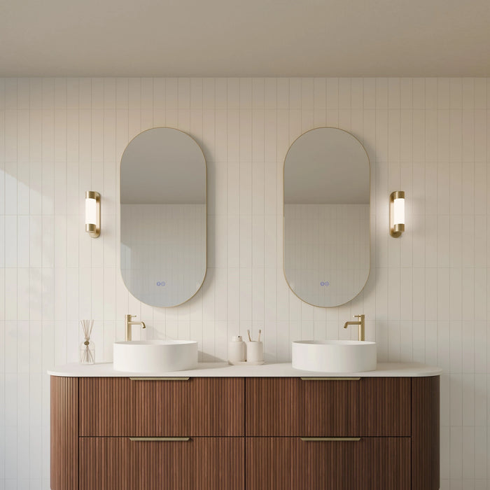 Framed Orvis Oval LED backlit Mirror