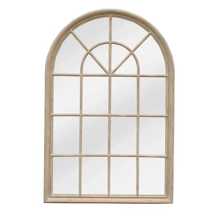 HAMPTONS ARCHED MIRROR NATURAL Florabelle