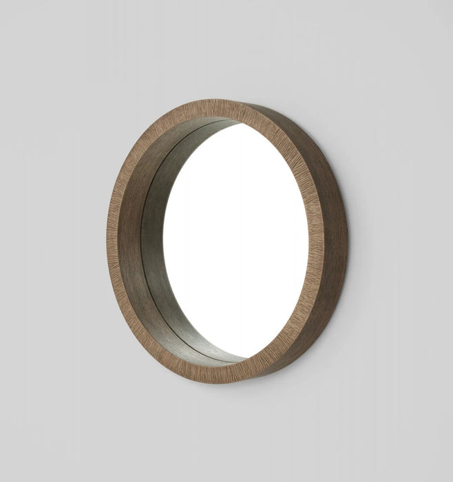 Hazel Wood Circle Mirror Warranbrooke