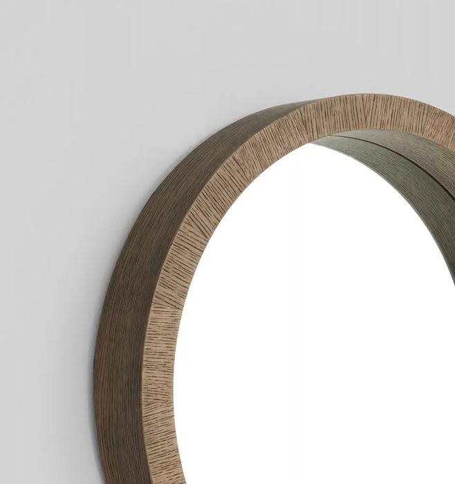 Hazel Wood Circle Mirror Warranbrooke
