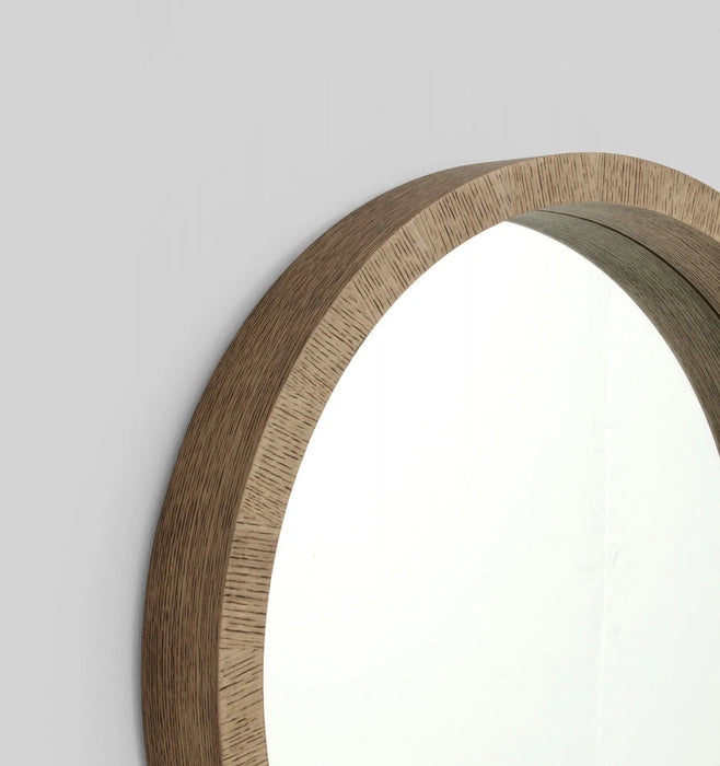 Hazel Wood Circle Mirror Warranbrooke