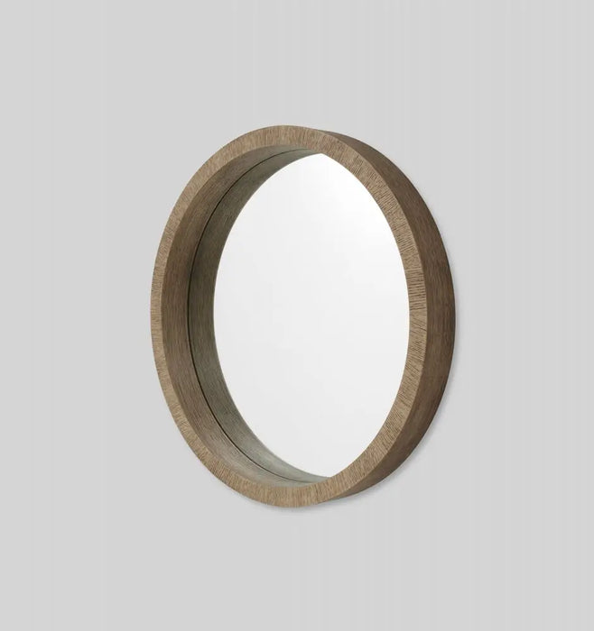 Hazel Wood Circle Mirror Warranbrooke