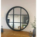 Isla Black Round Hamptons Mirror Masterpiece Mirrors