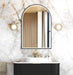 LED Archie Metal Frame Mirror Black 1200x800mm Otti Australia