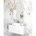 LED Archie Metal Frame Mirror White 1200x800mm Otti Australia