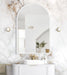 LED Archie Metal Frame Mirror White 1500x1000mm Otti Australia
