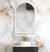 LED Archie Metal Frame Mirror White 900 x 600mm Otti Australia