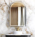 LED Archie Shaving Cabinet Black Oak 900 x 600mm Otti Australia