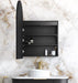 LED Archie Shaving Cabinet Black Oak 900 x 600mm Otti Australia